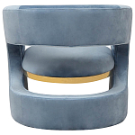 Кресло голубое Walsh Blue Armchair варинант исполнения - 4 | Loft Concept в Костроме