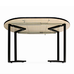 Стол обеденный раздвижной со столешницей белый мрамор Magali варинант исполнения - 5 | Loft Concept в Костроме