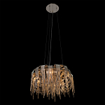 Люстра подвесная круглая с изогнутыми металлическими дугами и ниспадающими цепочками 65 см Atlantis Chain варинант исполнения - 13 | Loft Concept в Костроме