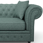 Мебельная ткань Шенилл бирюзовый цвет 138 см T4-31 варинант исполнения - 3 | Loft Concept в Костроме