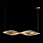 Люстра линейная с изогнутым плафоном Wave Line варинант исполнения - 3 | Loft Concept в Костроме