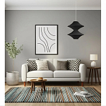 Подвесной вязаный черный светильник «Звезда Востока 02» варинант исполнения - 2 | Loft Concept в Костроме