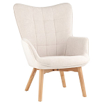 Белое кресло на ножках из массива CORDELIA варинант исполнения - 1 | Loft Concept в Костроме