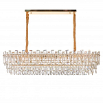 Люстра овальная с хрустальными подвесками Gorgeous Crystal Light варинант исполнения - 3 | Loft Concept в Костроме