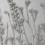 Панно Серые цветы варинант исполнения - 4 | Loft Concept в Костроме