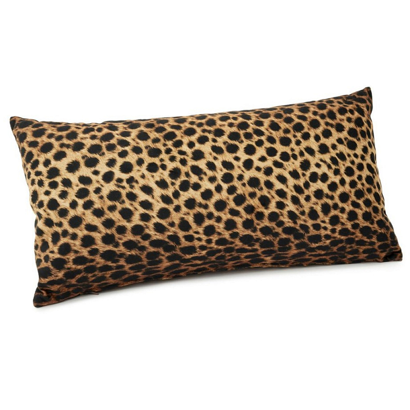 Подушка Pillow Gillit Velvet 60x30 Черный Коричневый Подушка Pillow Gillit Velvet 60x30 Черный Коричневый в Костроме | Loft Concept
