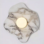 Бра с основанием волнистой формы Shaw Marble Lighting варинант исполнения - 1 | Loft Concept в Костроме