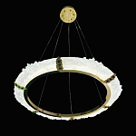 Люстра в форме кольца с цветочным декором Warm Heavenly Light варинант исполнения - 1 | Loft Concept в Костроме