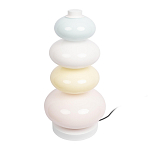 Настольная лампа из стеклянных сфер в пастельных тонах Высота 40 см Pastel Lunaria варинант исполнения - 2 | Loft Concept в Костроме