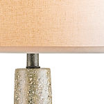 Настольная лампа на бетонном каркасе Polished Concrete Column варинант исполнения - 1 | Loft Concept в Костроме