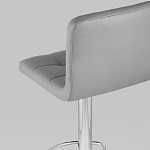 Барный стул с сиденьем серого цвета Honory варинант исполнения - 6 | Loft Concept в Костроме