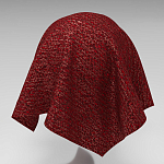 Мебельная ткань Шенилл бордовый цвет 138 см T4-23 варинант исполнения - 2 | Loft Concept в Костроме