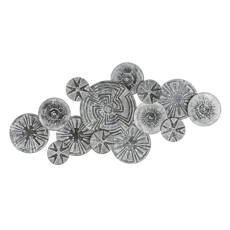 Арт-объект Plate silver Серый Арт-объект Plate silver Серый в Костроме | Loft Concept