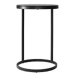 Кофейный столик круглый чёрный Compact Loft варинант исполнения - 1 | Loft Concept в Костроме