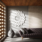 Гипсовая 3D Панель DRAGON SCALE - A  B  C  D варинант исполнения - 1 | Loft Concept в Костроме