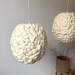 Светильник вязаный из шерсти Wool Oval варинант исполнения - 1 | Loft Concept в Костроме