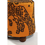 Пуф Wakonda Terracotta Tiger Mountain с Круглыми ножками  варинант исполнения - 3 | Loft Concept в Костроме