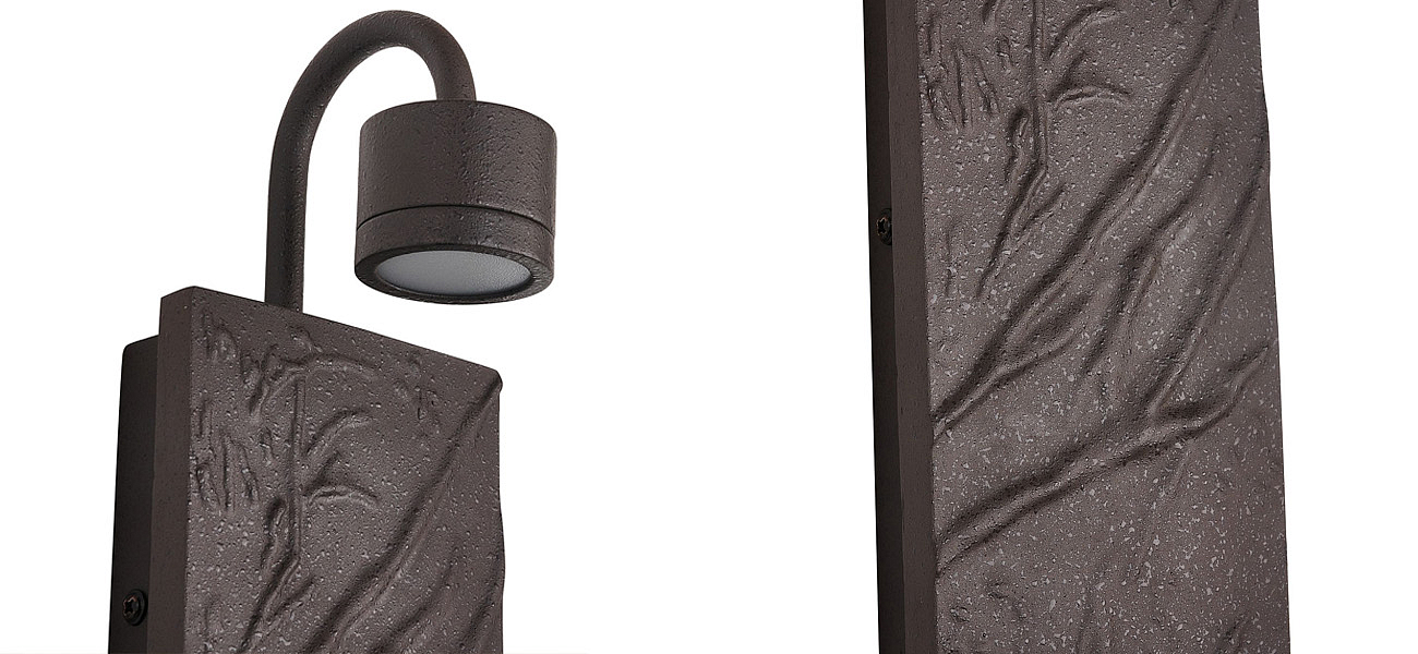 Бра с фактурой дерева Bark Black Бра с фактурой дерева Bark Black - Loft-Concept в Костроме