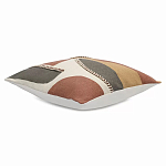 Подушка декоративная с геометрическим узором и плетенными вставками Divine Abstractions варинант исполнения - 1 | Loft Concept в Костроме