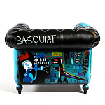 Кресло "Баския и Уорхол" Basquiat Warhol graffiti chair натуральная кожа варинант исполнения - 5 | Loft Concept в Костроме