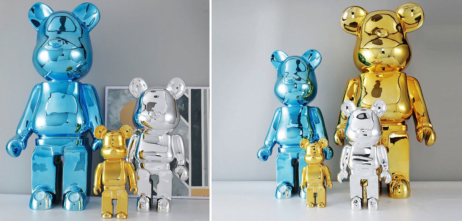 Статуэтка Bearbrick Silver Статуэтка Bearbrick Silver - Loft-Concept в Костроме