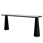 Консоль чёрная на 2-х конусообразных ножках Eros варинант исполнения - 4 | Loft Concept в Костроме