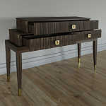 Премиальная Консоль с тремя ящиками Elsa Dreams Walnut варинант исполнения - 2 | Loft Concept в Костроме