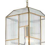 Подвесной светильник с рельефным стеклом Embossed Glass варинант исполнения - 1 | Loft Concept в Костроме