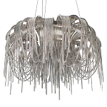 Люстра подвесная круглая с изогнутыми металлическими дугами и ниспадающими цепочками 65 см Atlantis Chain варинант исполнения - 16 | Loft Concept в Костроме