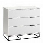 Комод белый с 3-мя ящиками Strict Lines  варинант исполнения - 1 | Loft Concept в Костроме