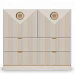 Комод с фактурным фасадом Satin Furniture варинант исполнения - 2 | Loft Concept в Костроме