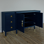 Большой Комод-буфет Elsa Dreams Blue с ящиками варинант исполнения - 4 | Loft Concept в Костроме