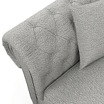 Мебельная ткань Шенилл серый цвет 138 см T4-29 варинант исполнения - 8 | Loft Concept в Костроме