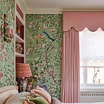 Обои ручная роспись Belvoir Pistachio варинант исполнения - 3 | Loft Concept в Костроме