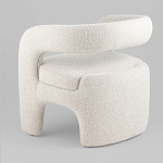 Кресло дизайнерское для лаунж зоны жемчужного цвета Pearl Lounge варинант исполнения - 6 | Loft Concept в Костроме