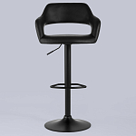 Барный стул черного цвета Strohach варинант исполнения - 3 | Loft Concept в Костроме