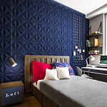 Гипсовая 3D Панель M-101 варинант исполнения - 2 | Loft Concept в Костроме