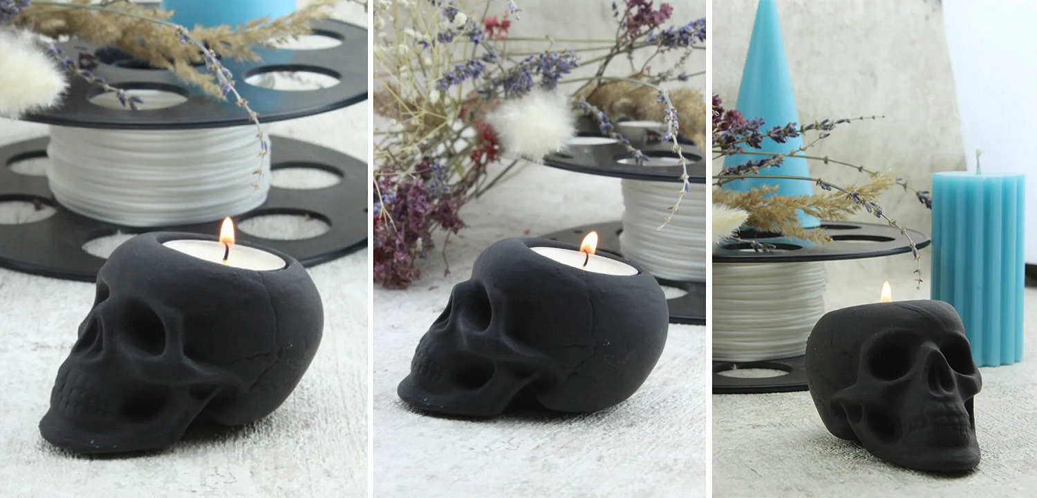 Подсвечник Black Skull Подсвечник Black Skull - Loft-Concept в Костроме