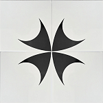 Дизайнерская плитка с узором Комета варинант исполнения - 1 | Loft Concept в Костроме