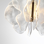 Люстра с крупными рельефным декором в виде лепестков 60 см Ethereal Bloom варинант исполнения - 5 | Loft Concept в Костроме
