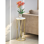 Столик дизайнерский Beige marble варинант исполнения - 6 | Loft Concept в Костроме