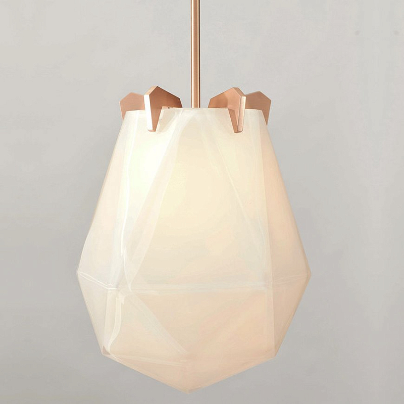 Подвесной светильник Briolette Pendants Gabriel Scott Золотой Белый Подвесной светильник Briolette Pendants Gabriel Scott Золотой Белый в Костроме | Loft Concept