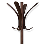 Вешалка коричневая с 4-мя крючками из пластика Curves Hangers варинант исполнения - 3 | Loft Concept в Костроме