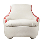 Премиальное кресло с вставками из кожи Holland варинант исполнения - 1 | Loft Concept в Костроме