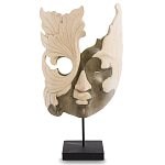 Маска ручной работы деревянная резная Mask Flower варинант исполнения - 1 | Loft Concept в Костроме