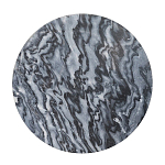 Столик кофейный с столешницей из черного мрамора Compact Black Marble Table варинант исполнения - 4 | Loft Concept в Костроме