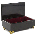 Шкатулка из натурального камня змеевик чёрного цвета Stone Casket варинант исполнения - 4 | Loft Concept в Костроме