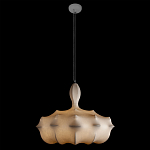 Подвесной светильник с белым фигурным абажуром и мягкими волнистыми краями Cloud Motion  варинант исполнения - 10 | Loft Concept в Костроме