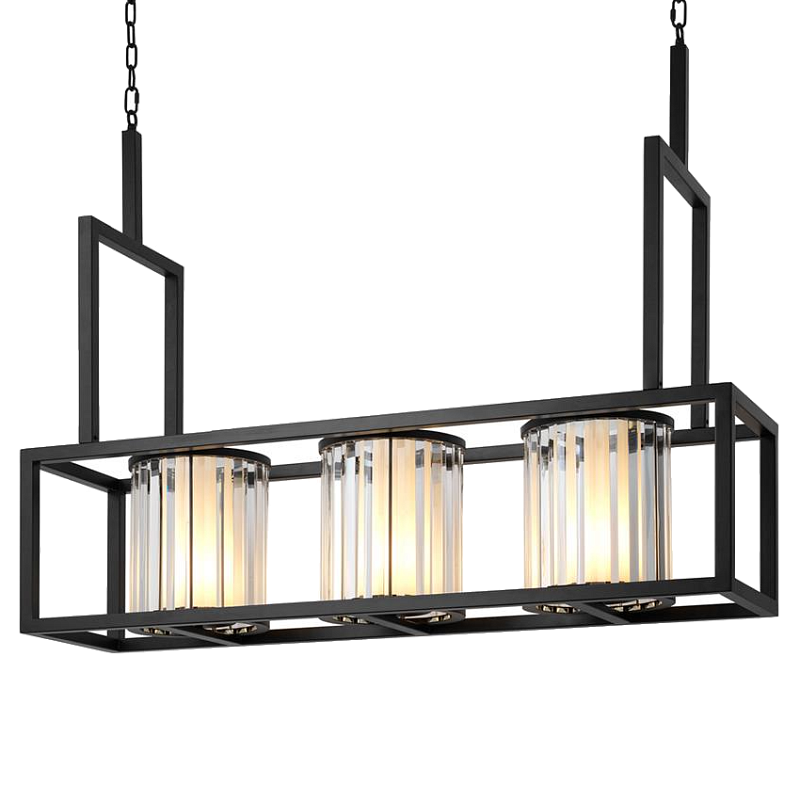 Люстра Chandelier Carducci Black Черный Прозрачный (Transparent) Люстра Chandelier Carducci Black Черный Прозрачный (Transparent) в Костроме | Loft Concept
