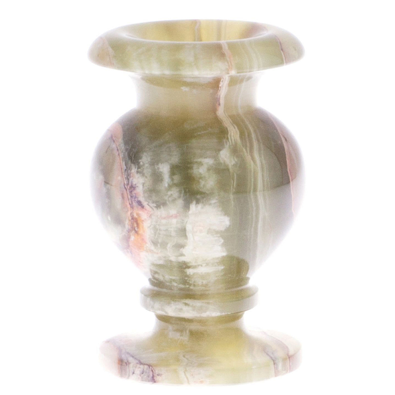 Ваза настольная из натурального оникса Onyx Vase Бежевый Ваза настольная из натурального оникса Onyx Vase Бежевый в Костроме | Loft Concept